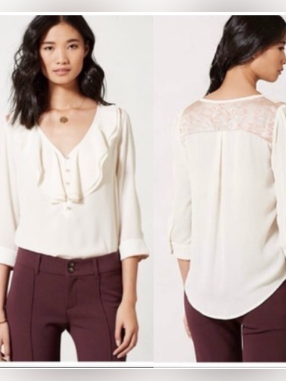 HD in Paris Elinor Tapestry Ruffle Top